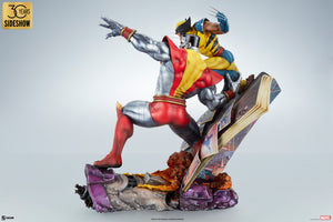 Fastball Special: Colossus and Wolverine Statue - Sideshow