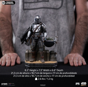 Pre-Venta: Din Djarin y Din Grogu - The Mandalorian - Escala de arte 1/10 - Iron Studios