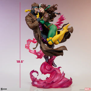 Rogue and Gambit Statue - Sideshow Collectibles