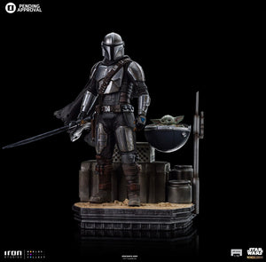 Pre-Venta: Din Djarin y Din Grogu - The Mandalorian - Escala de arte 1/10 - Iron Studios