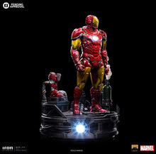 Cargar imagen en el visor de la galería, Pre-Venta: Iron Man Unleashed Deluxe - Marvel Comics - art scale 1/10 - Iron Studios
