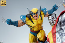 Cargar imagen en el visor de la galería, Fastball Special: Colossus and Wolverine Statue - Sideshow
