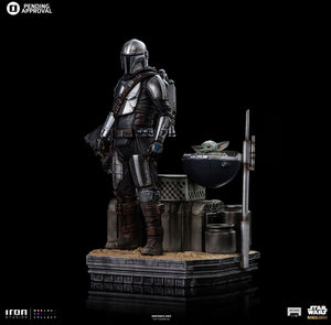 Pre-Venta: Din Djarin y Din Grogu - The Mandalorian - Escala de arte 1/10 - Iron Studios