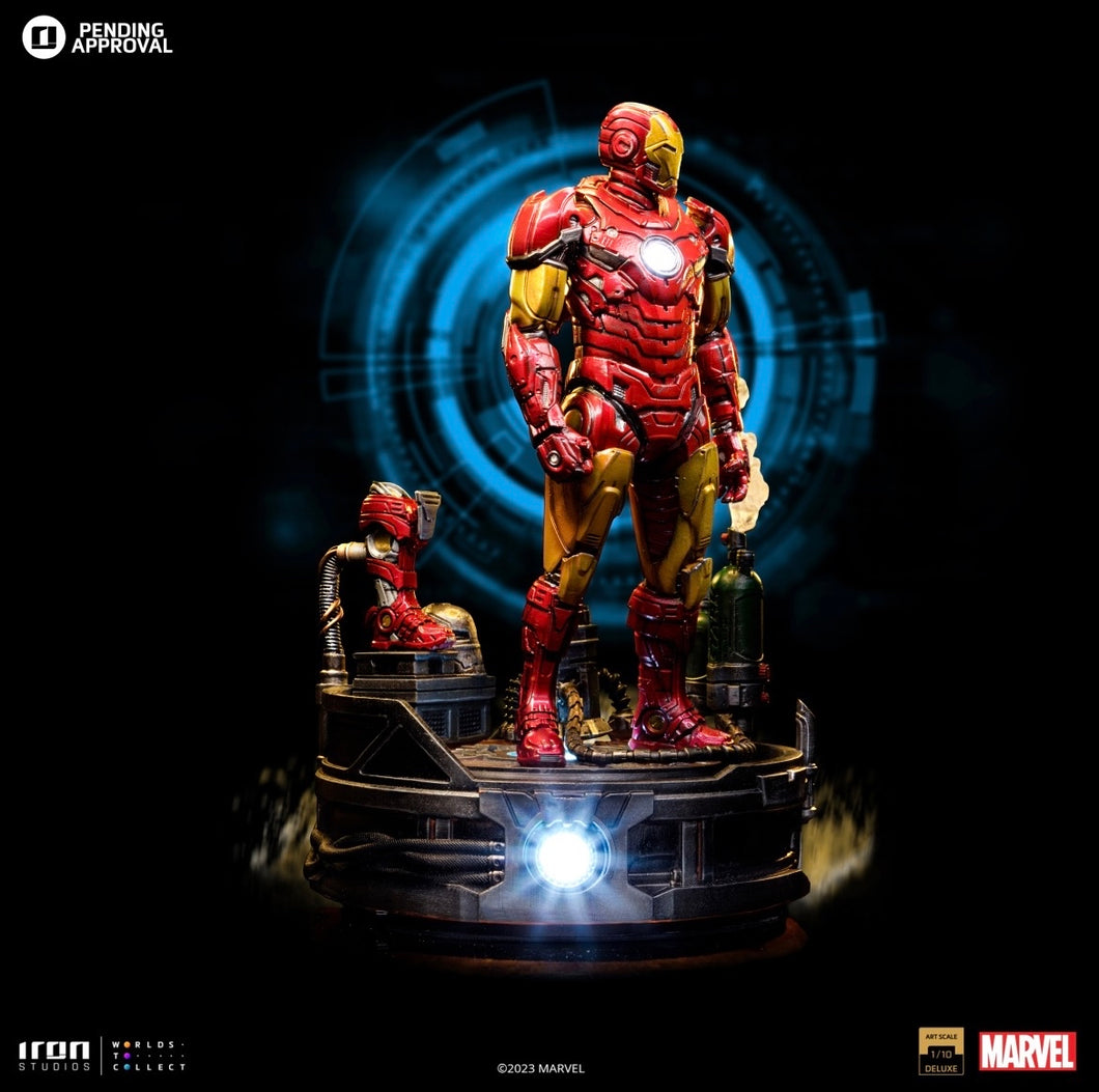 Pre-Venta: Iron Man Unleashed Deluxe - Marvel Comics - art scale 1/10 - Iron Studios